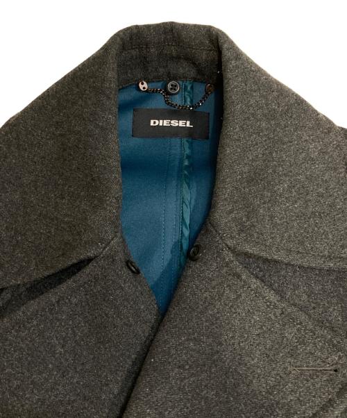 DIESEL（ディーゼル）DIESEL (ディーゼル) ダブルブレストコート グレー サイズ:-の古着・服飾アイテム
