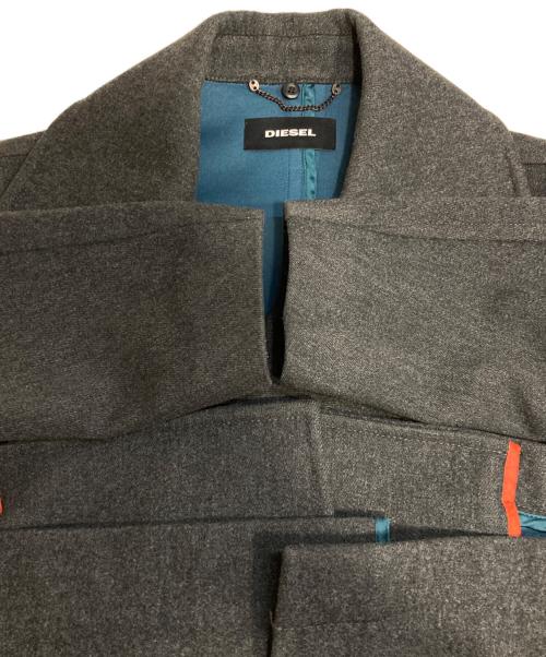 DIESEL（ディーゼル）DIESEL (ディーゼル) ダブルブレストコート グレー サイズ:-の古着・服飾アイテム