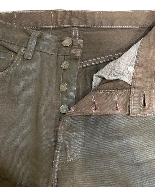 LEVI'S（リーバイス）LEVI'S (リーバイス) コーティングデニムパンツ ブラウン サイズ:78.5cm (W31)の古着・服飾アイテム