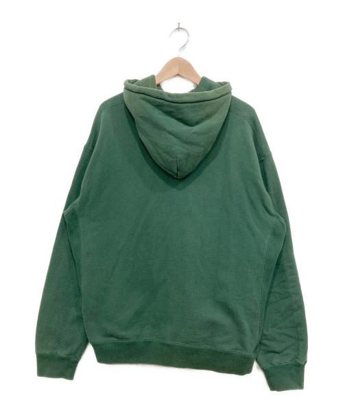 BlackEyePatch（ブラックアイパッチ）BlackEyePatch (ブラックアイパッチ) 刺繍ロゴパーカー グリーン サイズ:Lの古着・服飾アイテム