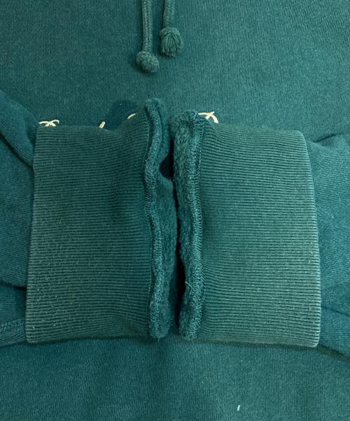 BlackEyePatch（ブラックアイパッチ）BlackEyePatch (ブラックアイパッチ) 刺繍ロゴパーカー グリーン サイズ:Lの古着・服飾アイテム