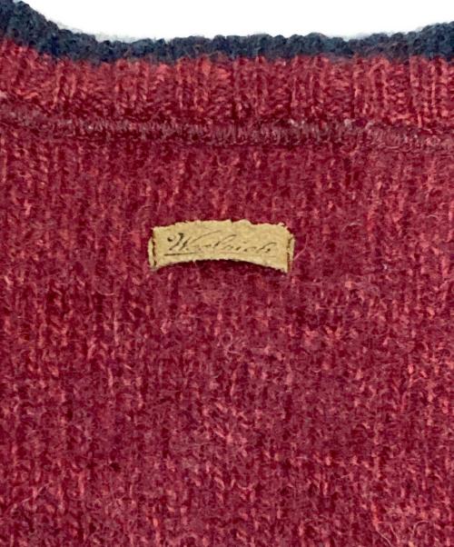 WOOLRICH（ウールリッチ）WOOLRICH (ウールリッチ) 90sクルーネックニット レッド サイズ:Lの古着・服飾アイテム