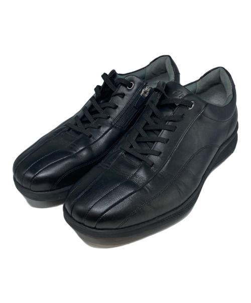 asics（アシックス）asics (アシックス) ローカットスニーカー ブラック サイズ:25.5cmの古着・服飾アイテム