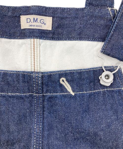 D.M.G（ディーエムジー）D.M.G (ディーエムジー) オーガニックコットンデニムオーバーオール インディゴ サイズ:Fの古着・服飾アイテム