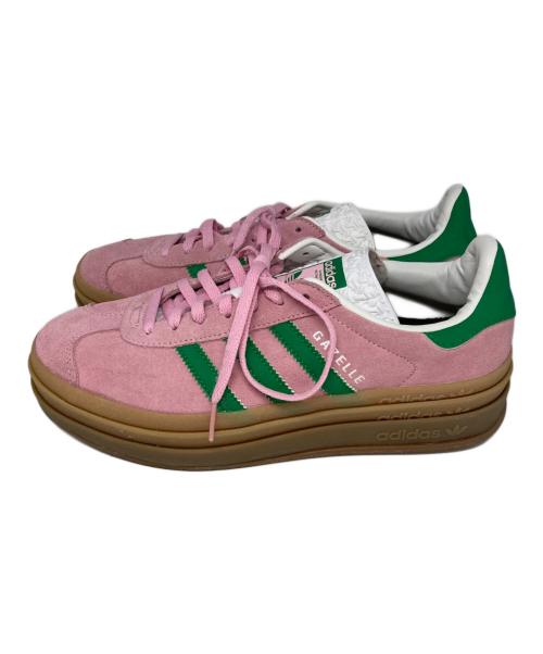 adidas（アディダス）adidas (アディダス) ガゼルボールド ピンク×グリーン サイズ:25の古着・服飾アイテム