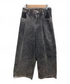 Edwina Horlエドウィナ ホール）の古着「ワイドバギーパンツ」｜ブラック