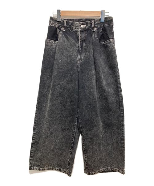 Edwina Horl（エドウィナ ホール）Edwina Horl (エドウィナ ホール) ワイドバギーパンツ ブラック サイズ:XSの古着・服飾アイテム