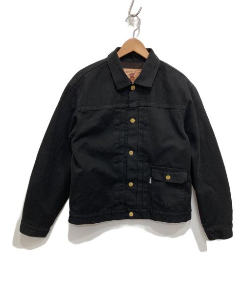 Schott（ショット）Schott (ショット) DUCK BLANKET JACKET ブラック サイズ:Lの古着・服飾アイテム