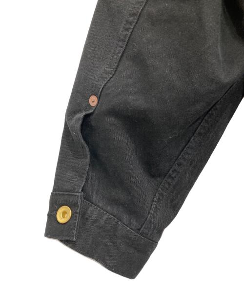 Schott（ショット）Schott (ショット) DUCK BLANKET JACKET ブラック サイズ:Lの古着・服飾アイテム