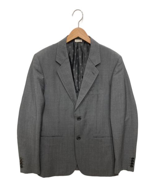 COMME des GARCONS HOMME DEUX（コムデギャルソン オム ドゥ）COMME des GARCONS HOMME DEUX (コムデギャルソン オム ドゥ) ウールモヘヤテーラードジャケット グレー サイズ:Mの古着・服飾アイテム