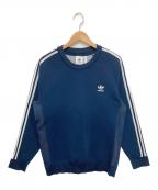 adidas Originalsアディダスオリジナル）の古着「KNIT CREW スウェット」｜ネイビー