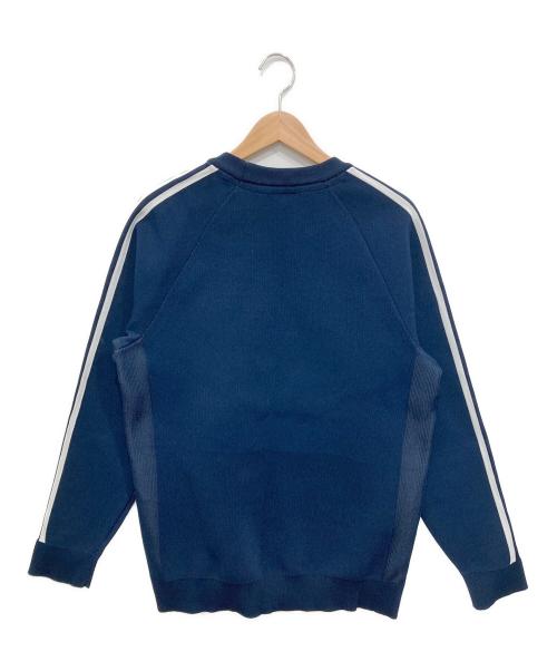adidas Originals（アディダスオリジナル）adidas originals (アディダスオリジナル) KNIT CREW スウェット ネイビー サイズ:XLの古着・服飾アイテム