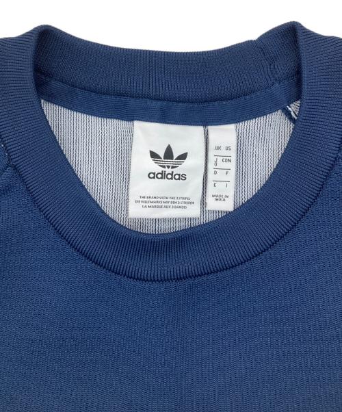 adidas Originals（アディダスオリジナル）adidas originals (アディダスオリジナル) KNIT CREW スウェット ネイビー サイズ:XLの古着・服飾アイテム