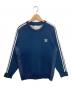 adidas originals（アディダスオリジナル）の古着「KNIT CREW スウェット」｜ネイビー