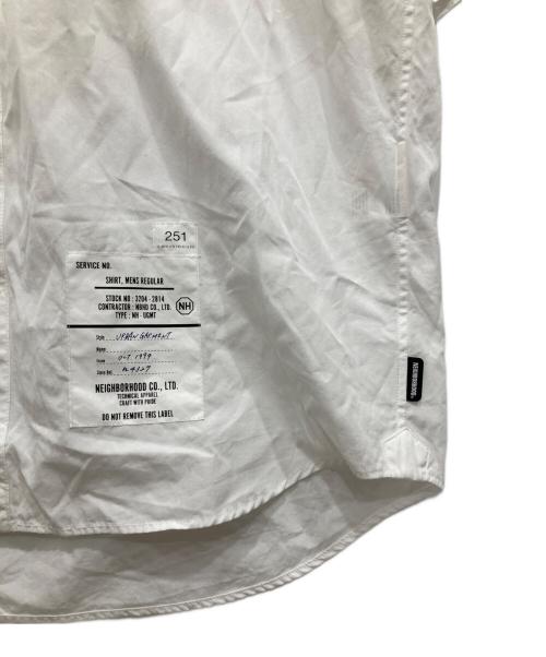 NEIGHBORHOOD（ネイバーフッド）NEIGHBORHOOD (ネイバーフッド) TRAD SHIRT SS ホワイト サイズ:Mの古着・服飾アイテム