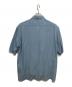 Schott (ショット) LINE 2TONE SS SHIRT スカイブルー サイズ:M：8000円