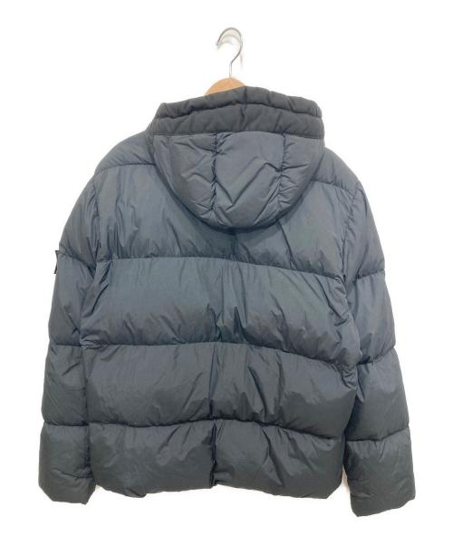 STONE ISLAND（ストーンアイランド）STONE ISLAND (ストーンアイランド) Garment Dyed Crinkle Reps NY Down ブラック サイズ:Lの古着・服飾アイテム
