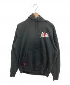 MOBBモブ）の古着「発砲プリントパーカー」｜ブラック