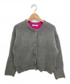 SIMPLICITEシンプリシテ）の古着「2層スムース編みニットブルゾン」｜グレー