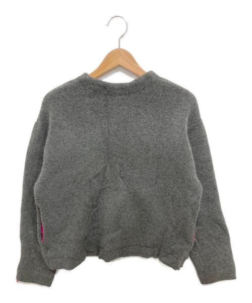 SIMPLICITE（シンプリシテ）simplicite (シンプリシテ) 2層スムース編みニットブルゾン グレー サイズ:不明の古着・服飾アイテム