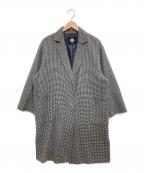 SLOBE IENAスローブ イエナ）の古着「HAMILTONダブルフェイスウールロングコート」｜グレー