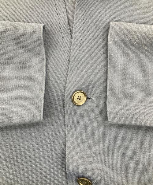 MACKINTOSH LONDON（マッキントッシュ ロンドン）MACKINTOSH LONDON (マッキントッシュ ロンドン) 14Gストレッチミラノリブ ニットジャケット ネイビー サイズ:40の古着・服飾アイテム