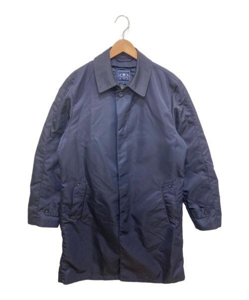 MITSUMINE（ミツミネ）MITSUMINE (ミツミネ) LIMONTAはっ水ステンカラーコート ネイビー サイズ:Lの古着・服飾アイテム