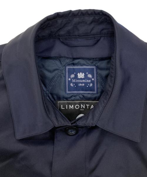 MITSUMINE（ミツミネ）MITSUMINE (ミツミネ) LIMONTAはっ水ステンカラーコート ネイビー サイズ:Lの古着・服飾アイテム