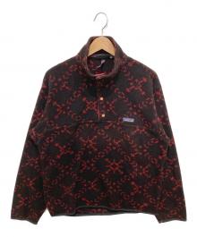 Patagonia（パタゴニア）の古着「90'sシンチラスナップTシャツ」｜ブラック×レッド