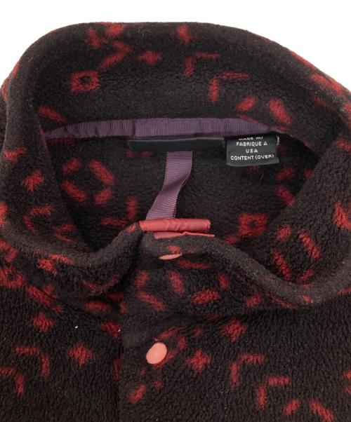 Patagonia（パタゴニア）Patagonia (パタゴニア) 90'sシンチラスナップTシャツ ブラック×レッド サイズ:Sの古着・服飾アイテム