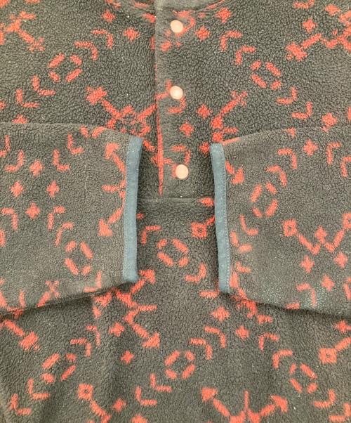 Patagonia（パタゴニア）Patagonia (パタゴニア) 90'sシンチラスナップTシャツ ブラック×レッド サイズ:Sの古着・服飾アイテム