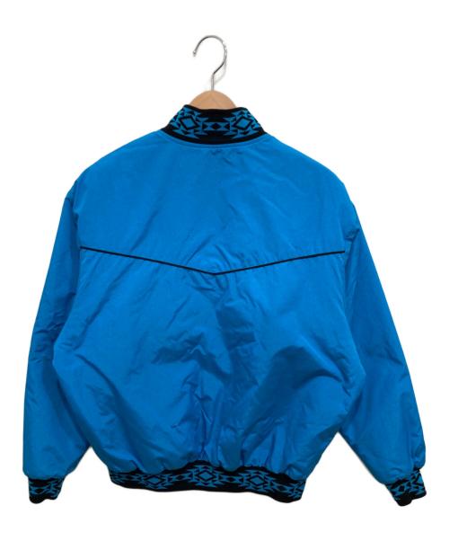 Comfy Casuals（コンフィーカジュアルズ）Comfy Casuals (コンフィーカジュアルズ) ネイティブ柄ジャケット スカイブルー サイズ:12の古着・服飾アイテム