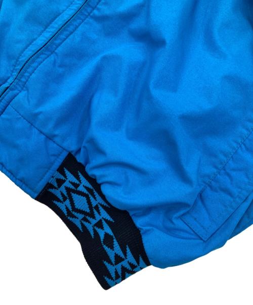Comfy Casuals（コンフィーカジュアルズ）Comfy Casuals (コンフィーカジュアルズ) ネイティブ柄ジャケット スカイブルー サイズ:12の古着・服飾アイテム