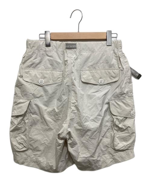 and wander（アンドワンダー）and wander (アンドワンダー) Oversized Cargo Short Pants ホワイト サイズ:Lの古着・服飾アイテム
