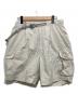 and wander（アンドワンダー）の古着「Oversized Cargo Short Pants」｜ホワイト