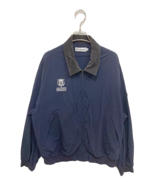 EVISEN（エビセン）EVISEN (エビセン) ナイロンジャケット ネイビー サイズ:Mの古着・服飾アイテム