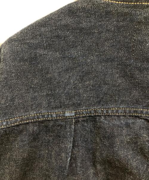 CALEE（キャリー）CALEE (キャリー) 1st ノーカラーデニムジャケット インディゴ サイズ:Mの古着・服飾アイテム