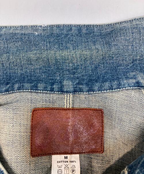CALEE（キャリー）CALEE (キャリー) デニムカバーオールジャケット ブルー サイズ:Mの古着・服飾アイテム