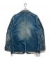 CALEE (キャリー) デニムカバーオールジャケット ブルー サイズ:M：13000円