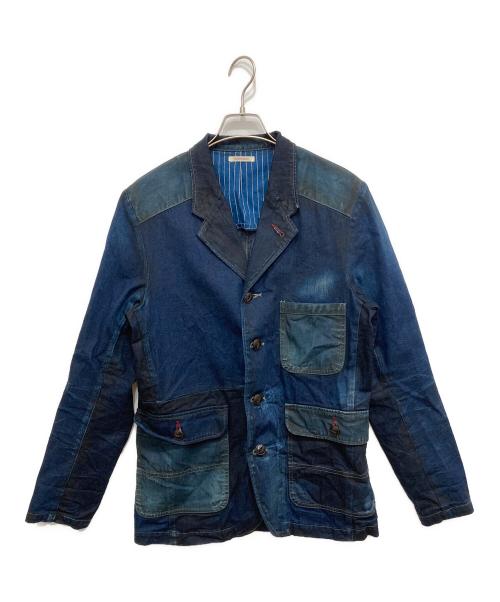 ETERNAL（エターナル）ETERNAL (エターナル) クレイジーテーラードジャケット インディゴ サイズ:Lの古着・服飾アイテム