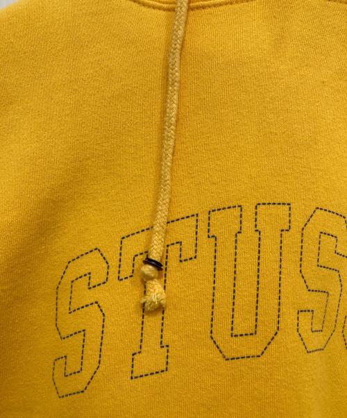 stussy（ステューシー）stussy (ステューシー) ロゴパーカー イエロー サイズ:Ｍの古着・服飾アイテム