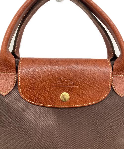 LONGCHAMP（ロンシャン）LONGCHAMP (ロンシャン) ルプリアージュトートバッグ ブラウンの古着・服飾アイテム