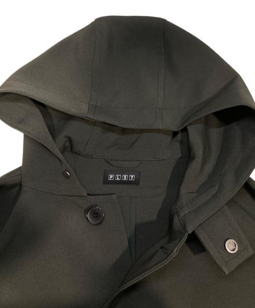 PLST（プラステ）PLST (プラステ) トリプルクロスフーデッドコート オリーブ サイズ:Sの古着・服飾アイテム
