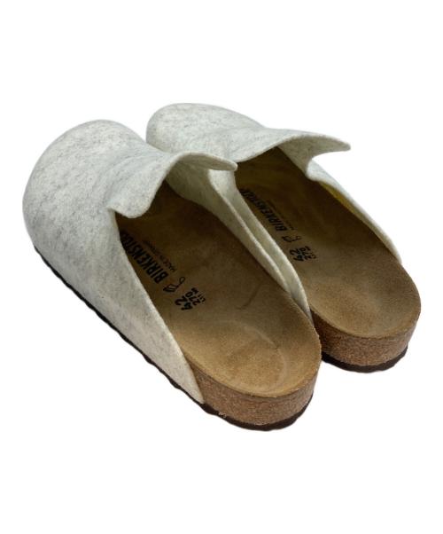 BIRKENSTOCK（ビルケンシュトック）BIRKENSTOCK (ビルケンシュトック) ダボス スリッパ ホワイト サイズ:27の古着・服飾アイテム
