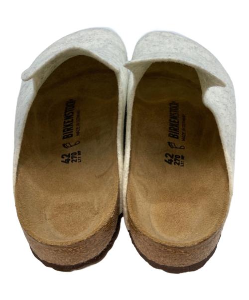BIRKENSTOCK（ビルケンシュトック）BIRKENSTOCK (ビルケンシュトック) ダボス スリッパ ホワイト サイズ:27の古着・服飾アイテム