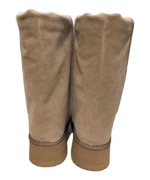 Rockfish Weatherwear（ロックフィッシュウェザーウェア）Rockfish Weatherwear (ロックフィッシュウェザーウェア) MAXI FOLDED BOOTS ベージュ サイズ:UK3.5の古着・服飾アイテム