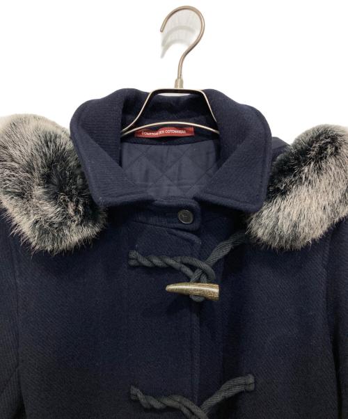 Comptoir des Cotonniers（コントワー・デ・コトニエ）Comptoir des Cotonniers (コントワー・デ・コトニエ) ウール混ダッフルコート ネイビー サイズ:7の古着・服飾アイテム