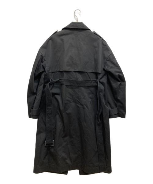 DONTSUKI（ドンツキ）DONTSUKI (ドンツキ) トレンチコート ブラックの古着・服飾アイテム