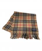 Burberry'sバーバリーズ）の古着「カシミヤノヴァチェックマフラー」｜ベージュ