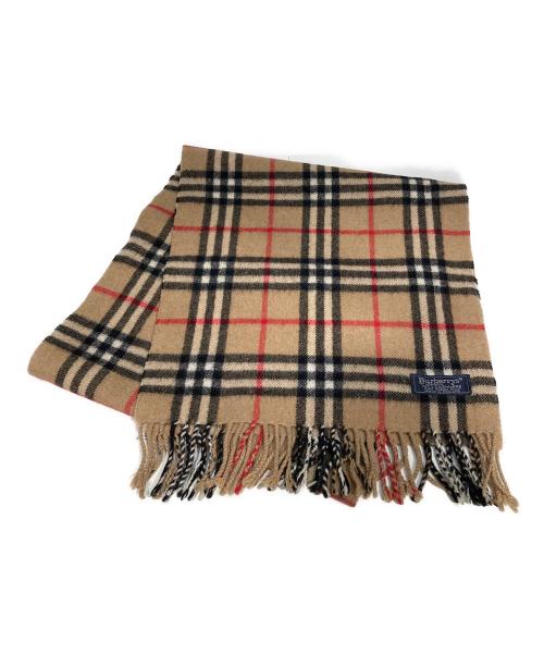 Burberry's（バーバリーズ）Burberry's (バーバリーズ) カシミヤノヴァチェックマフラー ベージュの古着・服飾アイテム